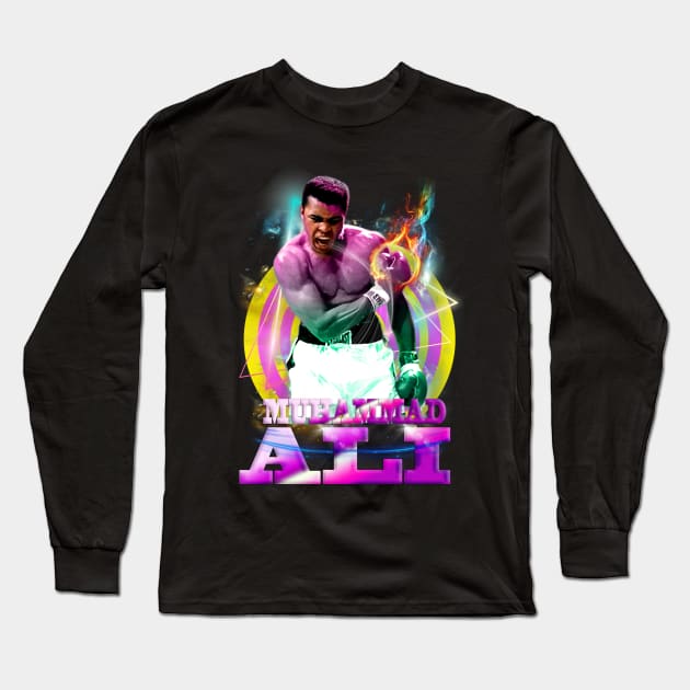 Muhammad Ali Long Sleeve T-Shirt by Horror'movieaddict